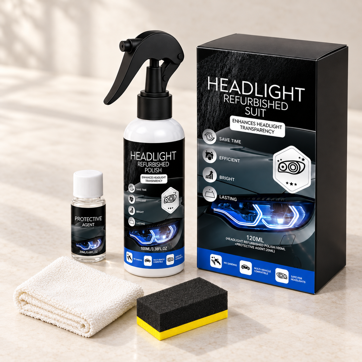 LumaClear™ Headlight Restoration Kit