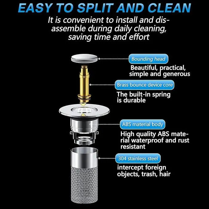 OrvexaX™ Pop-Up Drain Filter OrvexaX