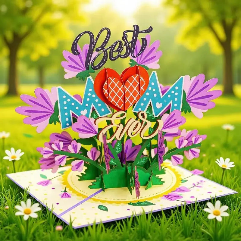 OrvexaX™ 3D Pop-Up Mom Card OrvexaX