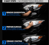 Crystal-clear car headlight after LumaClear restoration thumbnail 5