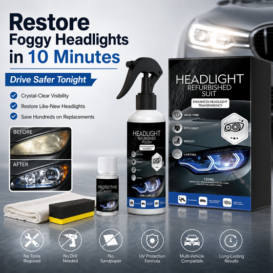 LumaClear 4-piece headlight restoration kit