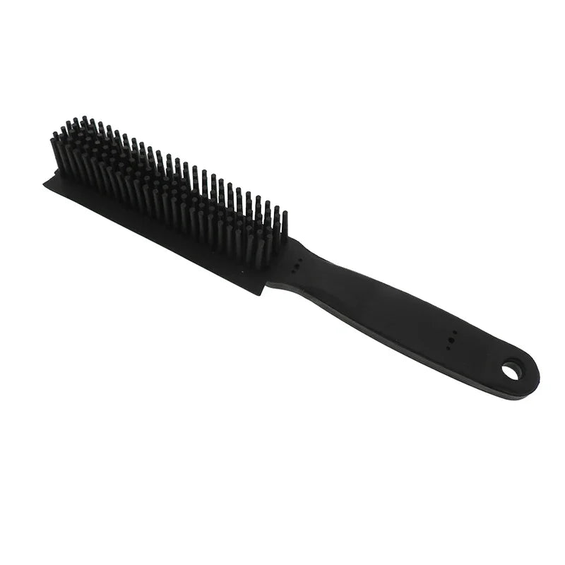 Rubber pet hair remover brush