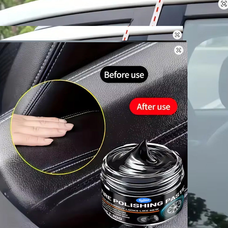 Black Plastic & Leather Restorer Paste